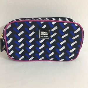 Opening Ceremony x Estee Lauder Makeup Bag Pouch Limited Edition Blue Pink Black